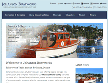 Tablet Screenshot of jboatworks.com